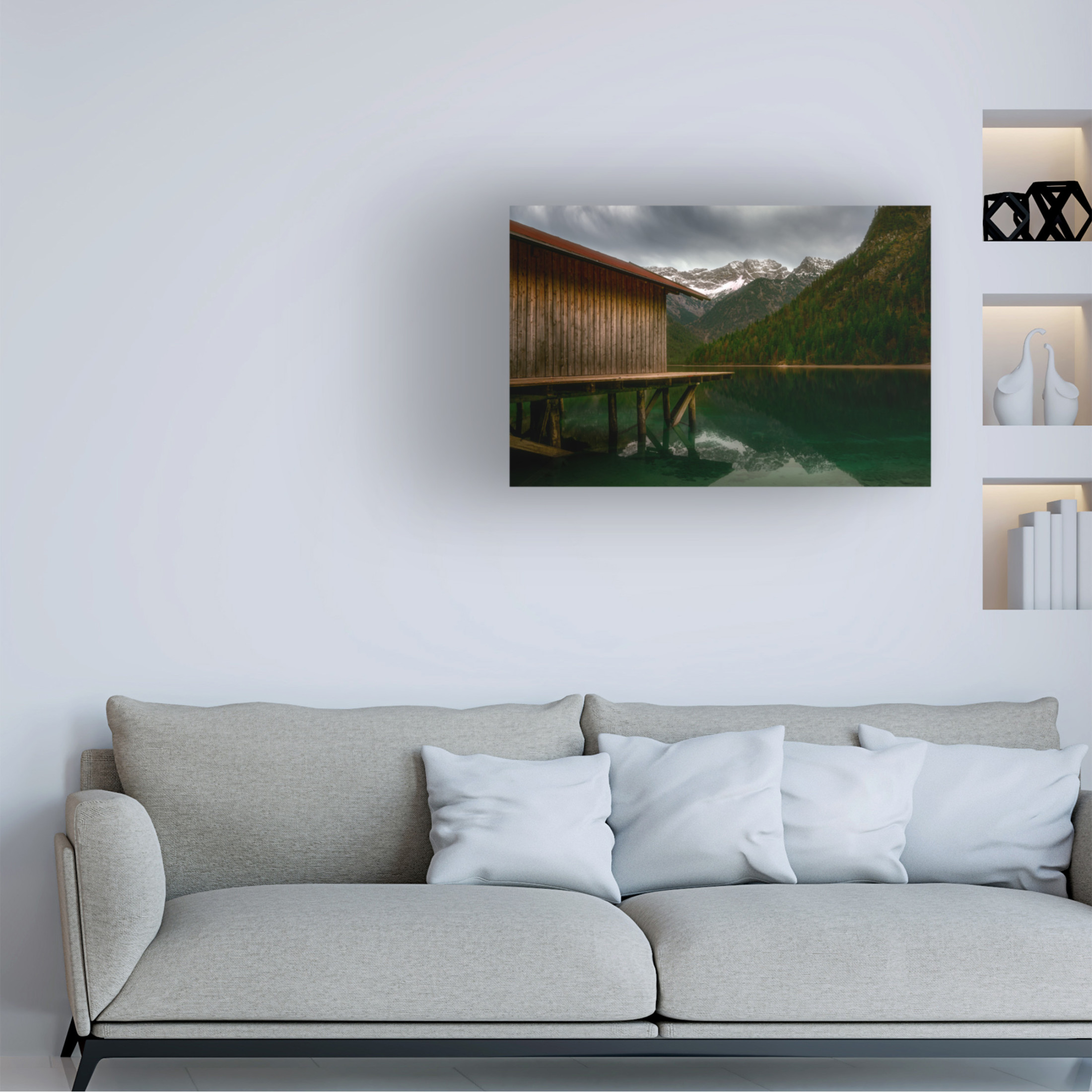 Trademark Fine Art Anastasios Gialopoulos The First Snow. Canvas Wall Art