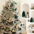 thumbnail image 4 of Fiudx Decoraciones Navideñas Interiores Decoración Para Árbol De Navidad, Artículos Para Colgar, Escaparate, Disposición De Escena, Accesorios, Decoraciones Navideñas, Lazos, 4 of 5