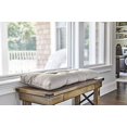 thumbnail image 3 of Klear Vu The Gripper Non-Slip Tufted Omega Universal Bench Cushion, Gold, 36", 3 of 5