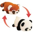 thumbnail image 1 of Juguete de peluche de Panda abatible para niños, Kawaii, convertir el Panda en muñeca Ailurus Fulgens, peluche Reversible, almohada de Animal, juguete para niños, nuevo, 1 of 1
