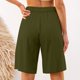 thumbnail image 5 of Pantalones de Algodón para las Mujeres Lino de Color Sólido de Verano de Ajuste Suelto, Bolsillos de Hendidura Lateral de Pierna Recta, 5 of 8