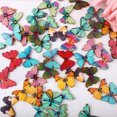 thumbnail image 6 of Clearance Handmade buttons under $6,50Pcs Mixed Bulk 2 Holes Butterfly Phantom Wooden Sewing Buttons Scrapbooking 2PC, 6 of 8