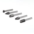 thumbnail image 1 of Rotary Cutter,5 Pcs Tungsten Steel Rotary Burrs Burr Die Grinder Rotary Files Rotary Bit Burrs Rugged and Tough, 1 of 14