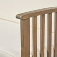 thumbnail image 5 of Noble House Carolina Outdoor 5-Piece Acacia Wood Sofa Set Gray and Cream, 5 of 7