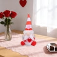 thumbnail image 3 of Valentines Day Gnomes Doll, Cute Peach Heart Faceless Gnome Doll, Valentine’s Day Gift Ornament, Romantic Home Tabletop Decoration, 3 of 8