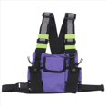thumbnail image 1 of Walkie Talkie Bolsa de Pecho Doble Radio Reflectante Arnés de Pecho Bolsa de Soporte Chaleco Rig Walkie Talkies Paquete Frontal Estuche C, 1 of 5