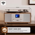 thumbnail image 2 of Tocadiscos DANFI AUDIO DF 8 en 1 Bluetooth inalámbrico de 3 velocidades, 2 of 8