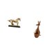 thumbnail image 5 of Figura de caballo,Escultura de caballo en miniatura coleccionable,Estatua de animal de adorno de caballo de resina para decoración del hogar,estatua,Estatua Figura de animal Artesanía, 5 of 8