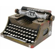 Retro Vintage Typewriter Model, Finish Antique Fake Typewriter Decoration, Ideal Gift Manual Typewriter Model Ornament Collectible Figurine Photo Prop for Office, Study Room, Cafe$$Office