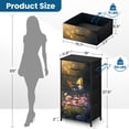thumbnail image 3 of Boho Dresser for Bedroom with 4 Storage Drawers Serene Butterfly Wildflowers Storybook Inspired Painting Dressers Chest of Drawers Steel Framed Fabric Closet Organizers for Entryway, 3 of 7