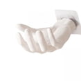 thumbnail image 1 of 6 Ganchos para Toallas de Pared, Estante de Almacenamiento de Resina, Práctico Clip, Diseño de Mano, Colgador de Llaves para Baño, Hogar, Sala de Esta 6 piezas, 1 of 8