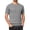 Gray -AA01, variant on Nestiefly Men's T-Shirts Short Sleeve Knit Shirts Casual Crewneck Ribbed Dress Tee Shirt White S