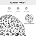 thumbnail image 5 of Pofeuu Nautical Themed Simple Anchors Print Beanie Hat for Men and Women Winter Warm Hats Knit Slouchy Thick Skull Cap, 5 of 7