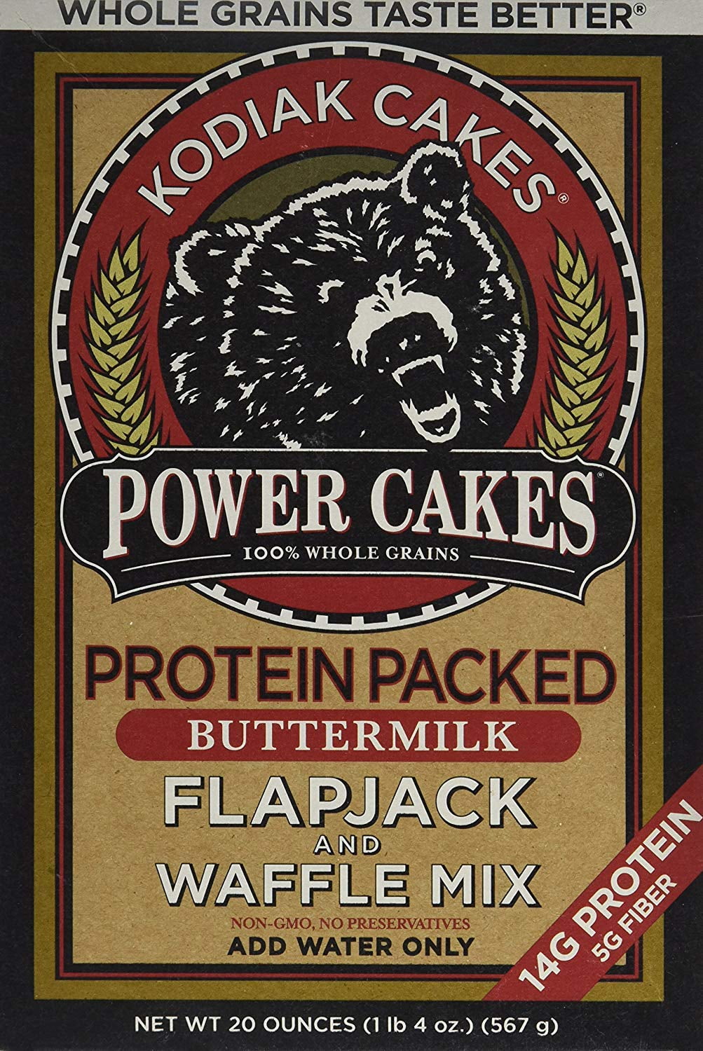 Kodiak Power Cakes Buttermilk Mix, 3 pk./20 oz.