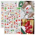 thumbnail image 3 of Calcomanía para uñas de alce de Santa de dibujos animados de invierno, suministros para decoración de uñas, muñeco de nieve, copo de nieve, calcomanía para uñas, pegatina 3D de Navidad, decoración de, 3 of 4