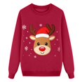 thumbnail image 4 of QTSHPN Family Christmas Matching Sets Long Sleeve Casual Crewneck Sweatshirts Holiday Themed Outfits Cozy Apparel Sweatshirt, 4 of 7