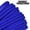 Electric Blue, variant on Bored Paracord Brand 550 lb Type III Paracord - Electro Shock 1000 Feet