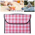 thumbnail image 4 of portátil tejida a prueba de arena Manta de playa impermeable Manta plegable tamaño 70.7 "x78.7" para viajes rojo Baoblaze Manta de picnic, 4 of 8