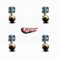 thumbnail image 2 of 2 Inch Windsor Antique Metal Ball Caster – Corner Mount Bracket – Set of 4 – SCC, 2 of 2