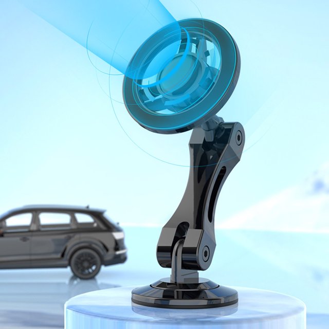 Wzzjkit Téléphone de Voiture Magnétique Rotation 360 Tableau de Bord Réglable Universel Voiture