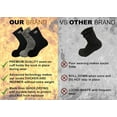 thumbnail image 6 of Everdano Feet Warmers Cold Weather Insulated Thermal Socks, Pack of 2 (Black, Men 10-13 (Shoe Sizes 8-12), 6 of 6