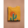 thumbnail image 3 of Image Conscious Hedgehogs On A Cactus Sweatshirt Womens -Jay Fleck Designs, Female Casual Fit, 3 of 4