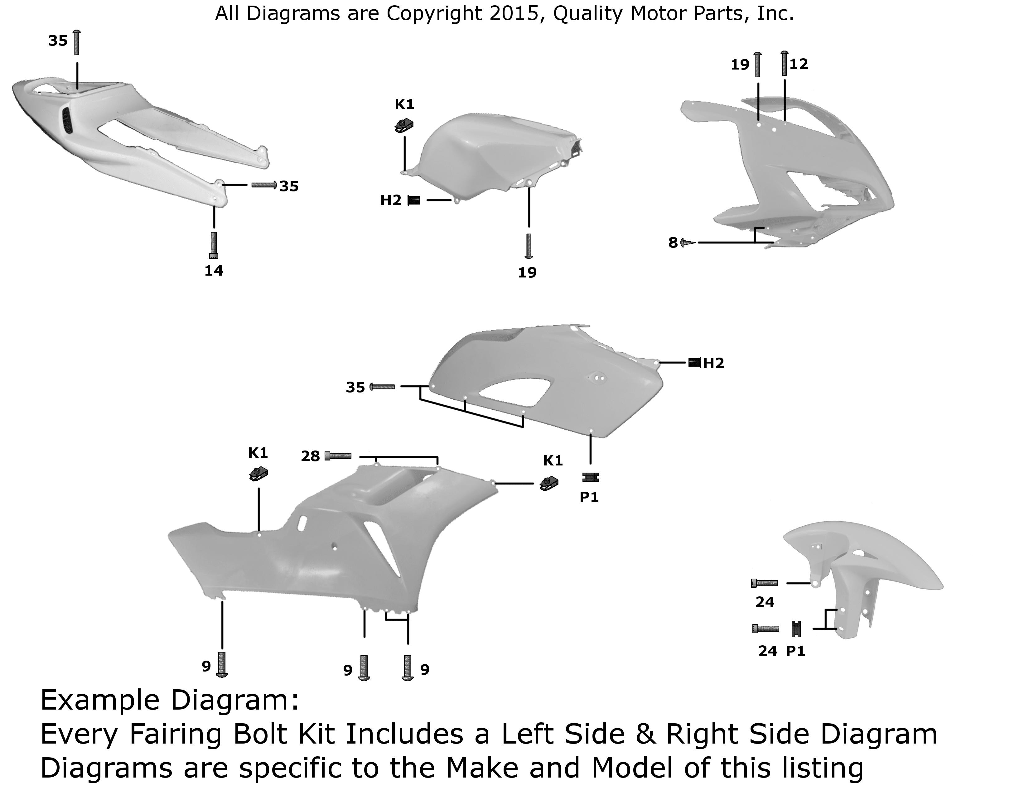 2006 honda cbr600rr hotsell fairing bolt kits