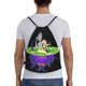 thumbnail image 2 of Bolsa con cordón clásica de Rick y Morty, plegable, para deportes, fitness, unisex, bolsa de viaje para deportes de playa, mediana, 2 of 8