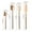 C, variant on Steak Knife Set 4-Piece Set Handle Stainless Steel Tableware Dessert Salad Spoon Fork Handle Steak Knife Fork Spoon Tea Spoon