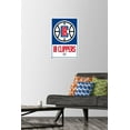 thumbnail image 2 of NBA LA Clippers - Logo 21 Wall Poster with Pushpins, 14.725" x 22.375", 2 of 6