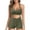 Green, variant on MSJUHEG Ruched Tankini Tops for Women,High Waisted Bikini Sets for Women,Ruched Two Piece Swimsuit,Tummy Control Swimsuits for Women,Bathing Suit for Women,Tie Bikini Sets for Women, Black L