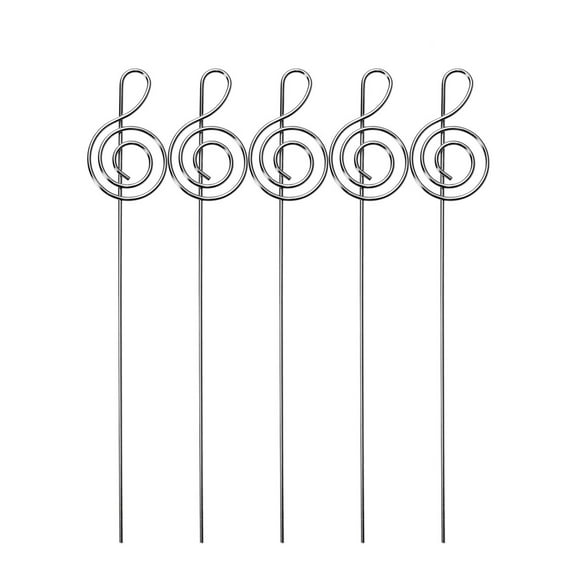 LEORX 50Pcs Metal Photo Holder Clips Table Picture Stand for Home and Office Use