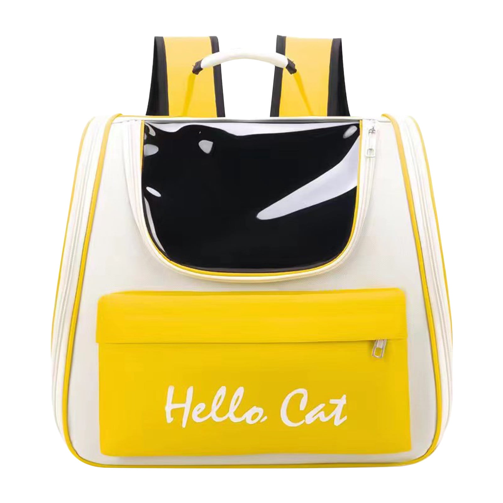 9.84*13.38*14.56 Inch Pecute Pet Carrier Backpack Large Cat Carrier Backpack Expandable Cat Backpack with Breathable Mesh for Medium Large Cats and Small Dogs Dog Backpack for Travel Hiking
