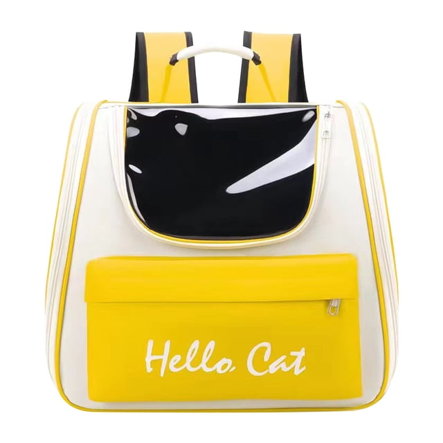 9.84*13.38*14.56 Inch Pecute Pet Carrier Backpack, Large Cat Carrier Backpack, Expandable Cat Backpack with Breathable Mesh for Medium Large Cats, and Small Dogs, Dog Backpack for Travel Hiking