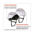 thumbnail image 5 of Ergodyne B3113075 Ergodyne 8975V Class C Safety Helmet with Visor Kit Anti-Fog Clear Lens, White, 5 of 6