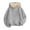 Gray, variant on FAOWME Boys Girls Lined Long Sleeve Hoodie Kids Warm Winter Hoodies Pullover Hooded Sweatshirt Grey 11-12 Years