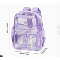 thumbnail image 1 of Shisuyan Clear Backpack for Stadium Events Mini Clear Bag with Front Pocket Backpack for Concert Sport Events Work Travel, 1 of 8