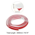 thumbnail image 2 of REGALWOVEN Self-Adhesive Water Retaining Strip, Collapsible Water Stopper White 79", 2 of 7