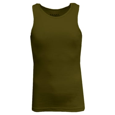 Mens Heavyweight Ribbed Tank Top