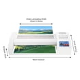 thumbnail image 2 of DUYIWAA 13" Laminating Machine A3 A4 Photos Thermal Laminator Machine 4 Roller Hot Cold Film 110V 600W, 2 of 18