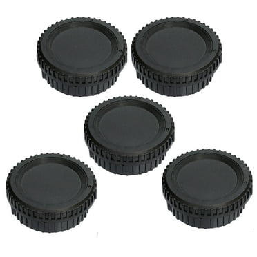 (5 Pack) Nikon F Rear Lens Cap Cover, Nikon Body Cap F Mount, Nikkor Rear Lens Cap F, F Mount Body Cap for Nikon DSLR Camera Lenses, Nikon FMount Lens Back, Nikon DSLR Sensor Dust Cap