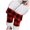 Red, variant on ManxiVoo Women's Elastic High Waist Fleece Lined Printed Leggings for Thermal Comfort in Winter Workout and Daily Use XXL Size Green