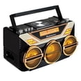 thumbnail image 4 of Retro Studebaker BOOMBOX with CD, FM Radio, Bluetooth &amp; 15W Subwoofer for High Power Bass, 4 of 5