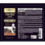 EBIN New York 10X Quick Dry Tinted Lace Spray Medium Brown 3.38oz, 1 count