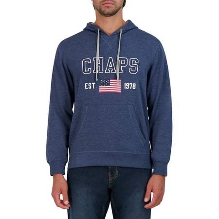 Chaps Men's Super Soft French Terry Logo Hoodie