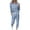 Sky Blue, variant on BiZtdJrK Plus Size 2 Piece Sets for Women Print Long Sleeve Tops and Joggers Set Fashion Travel Outfits with Pockets Purple XL