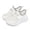 White, variant on Dazzher Girls Sneakers Shoes Lightweight Breathable Running Athletic Shoes for Little Kid/Big Kid, White, 11M