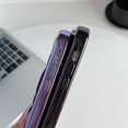 thumbnail image 5 of for iPhone 11 Case, Water Ripple Wave Meteorite Bubble Pattern Chrome Plating Soft Compatible with iPhone Case (Light Black,iPhone 11), 5 of 14