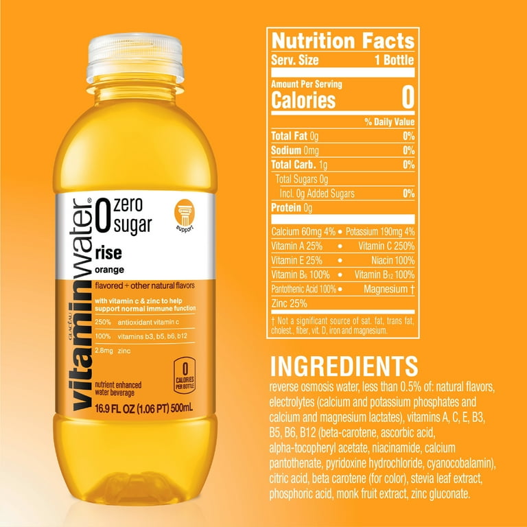 Vitamin Water Label