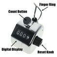 thumbnail image 2 of Toptie 4 Pcs Metal Hand Tally Counters, 4-Digit Mechanical Clicker Counter, Golf/Fish/Lap Number Handheld Counter, 2 of 6